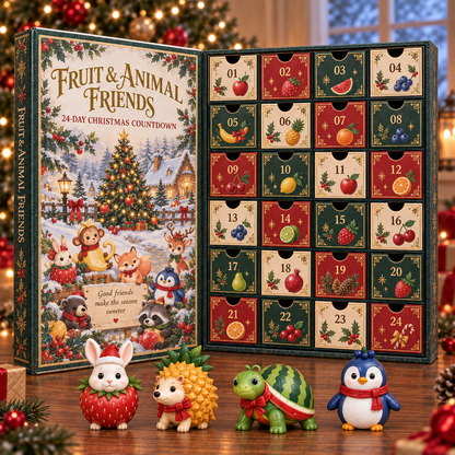 🦔🍇 Fruity Friends | 24-Day Christmas Advent Calendar