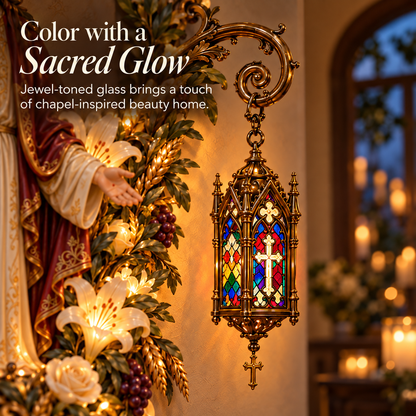 ✝️✨ Always Beside You – Sacred Heart Jesus Wall Light