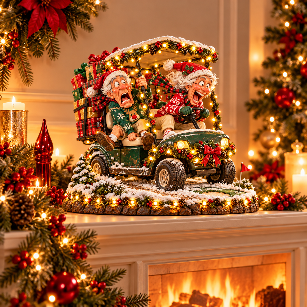 🔥😂Christmas Chaos – Grandma & Grandpa’s Wild Ride