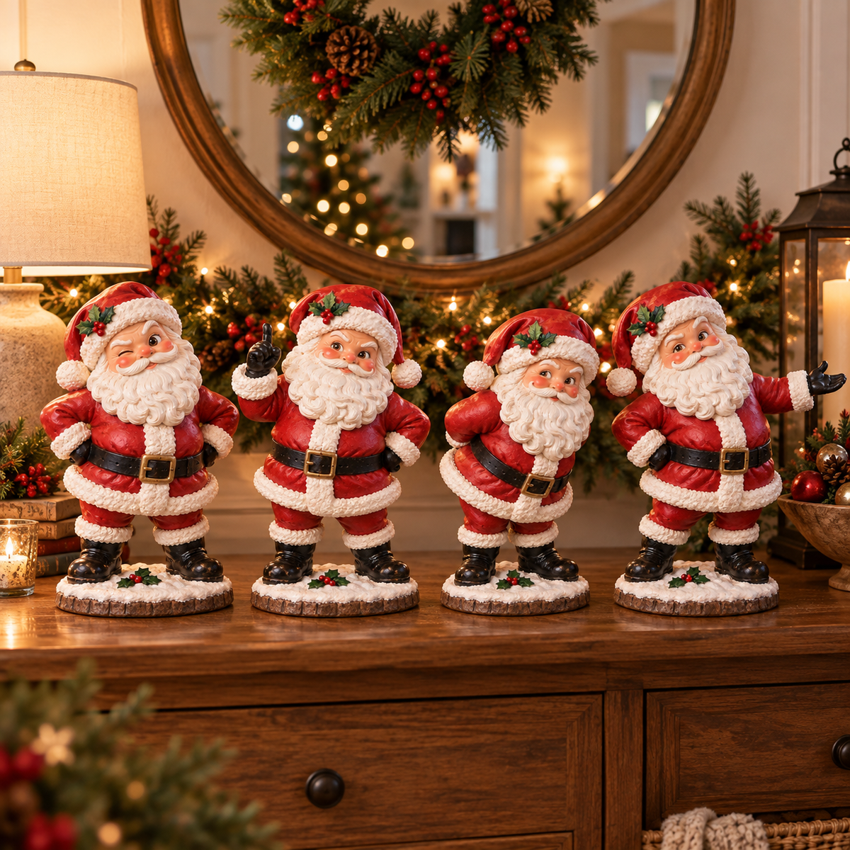 🎅Whimsical Santa Figurine Collection – Choose Your Favorite Personality