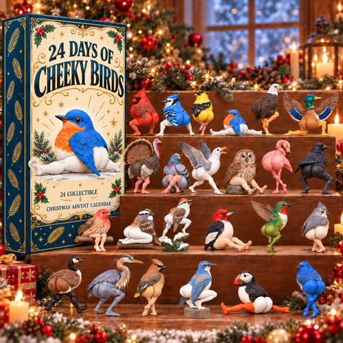 🤣🐦24 Days of Cheeky Birds – 2027 Nestmiro®Hilariously Quirky Bird Advent Calendar