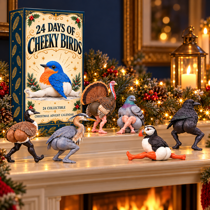 🤣🐦24 Days of Cheeky Birds – 2027 Nestmiro®Hilariously Quirky Bird Advent Calendar