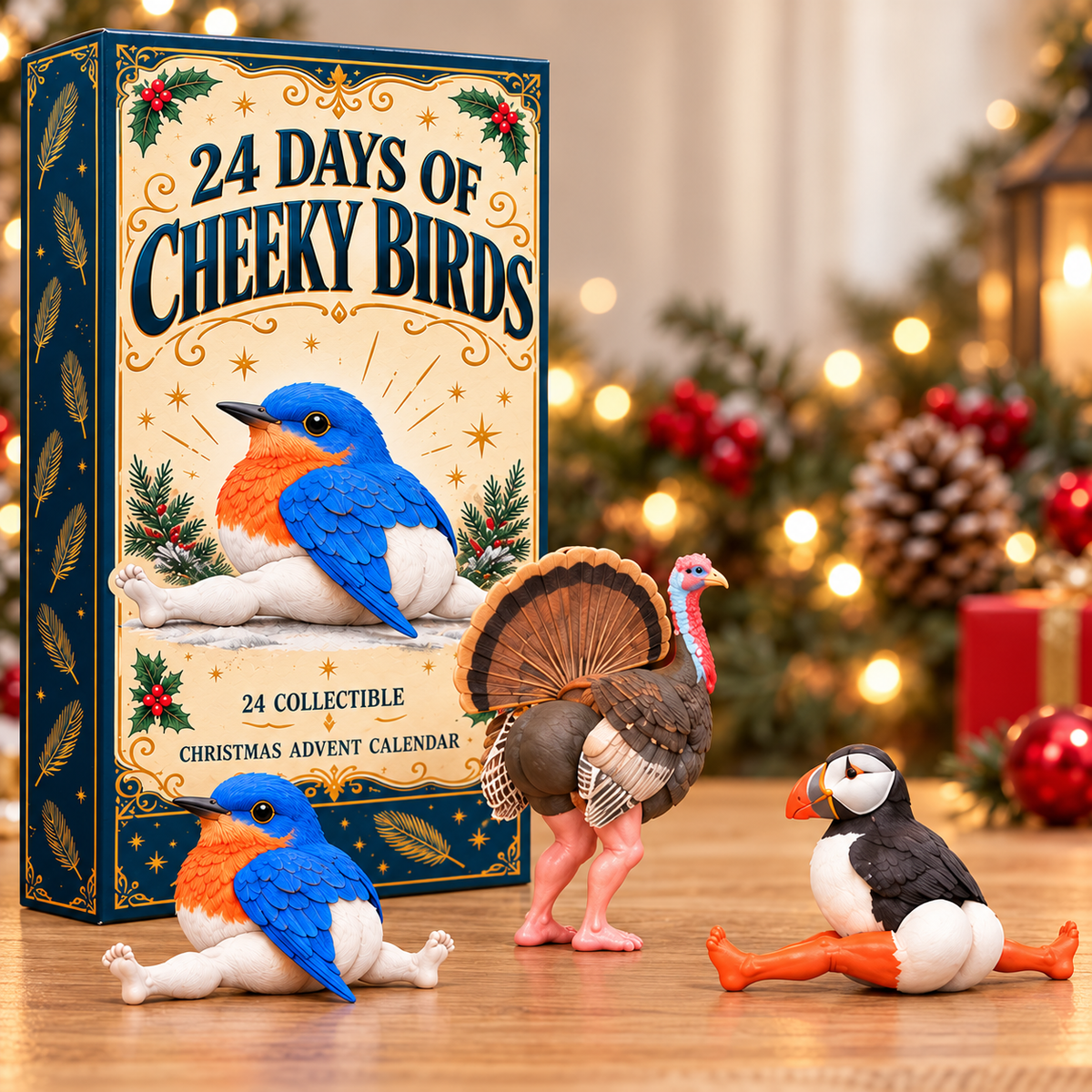 🤣🐦24 Days of Cheeky Birds – 2027 Nestmiro®Hilariously Quirky Bird Advent Calendar