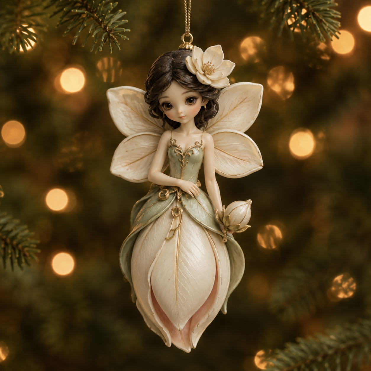 🌹😍Enchanted Bloom Fairy Christmas Ornament Collection