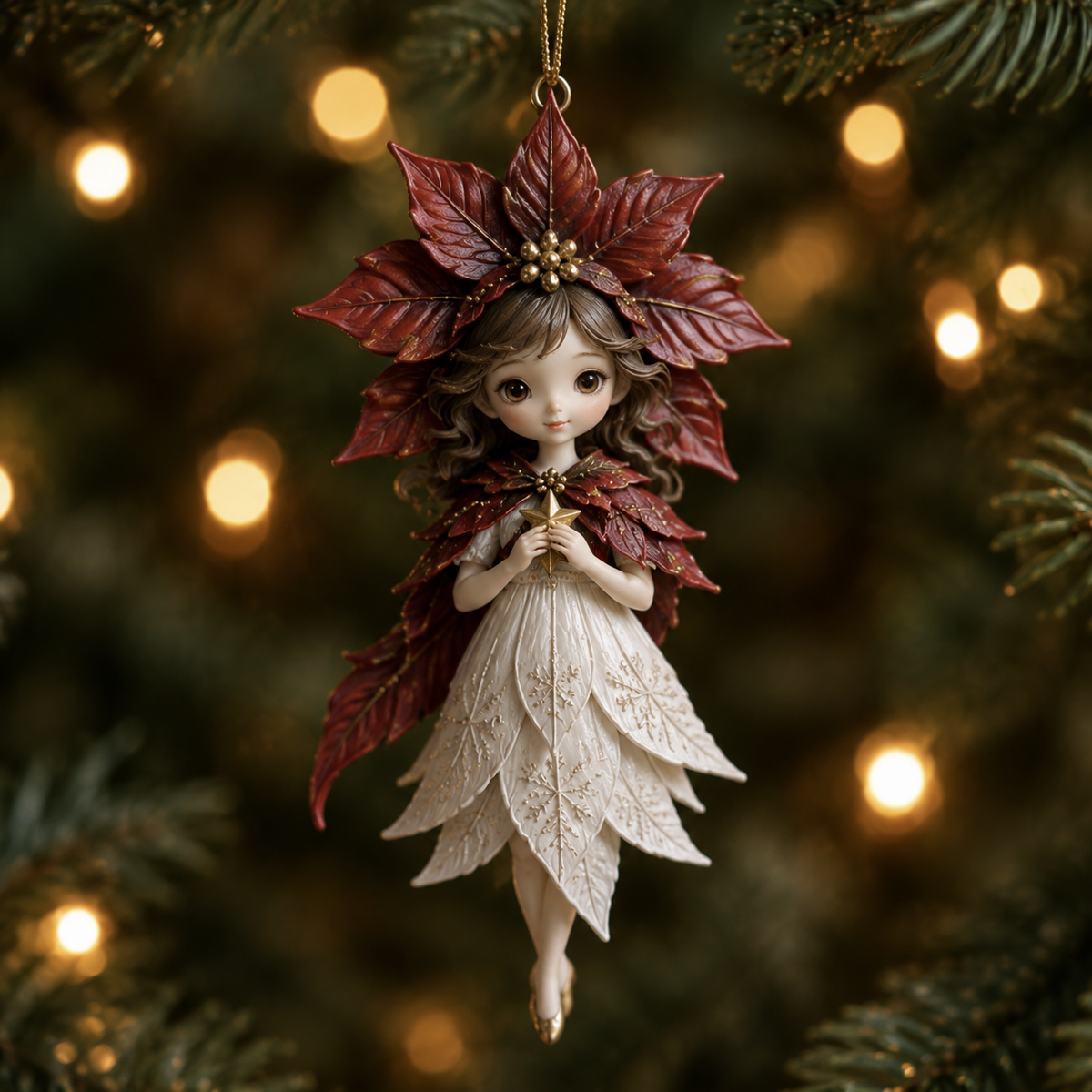 🌹😍Enchanted Bloom Fairy Christmas Ornament Collection