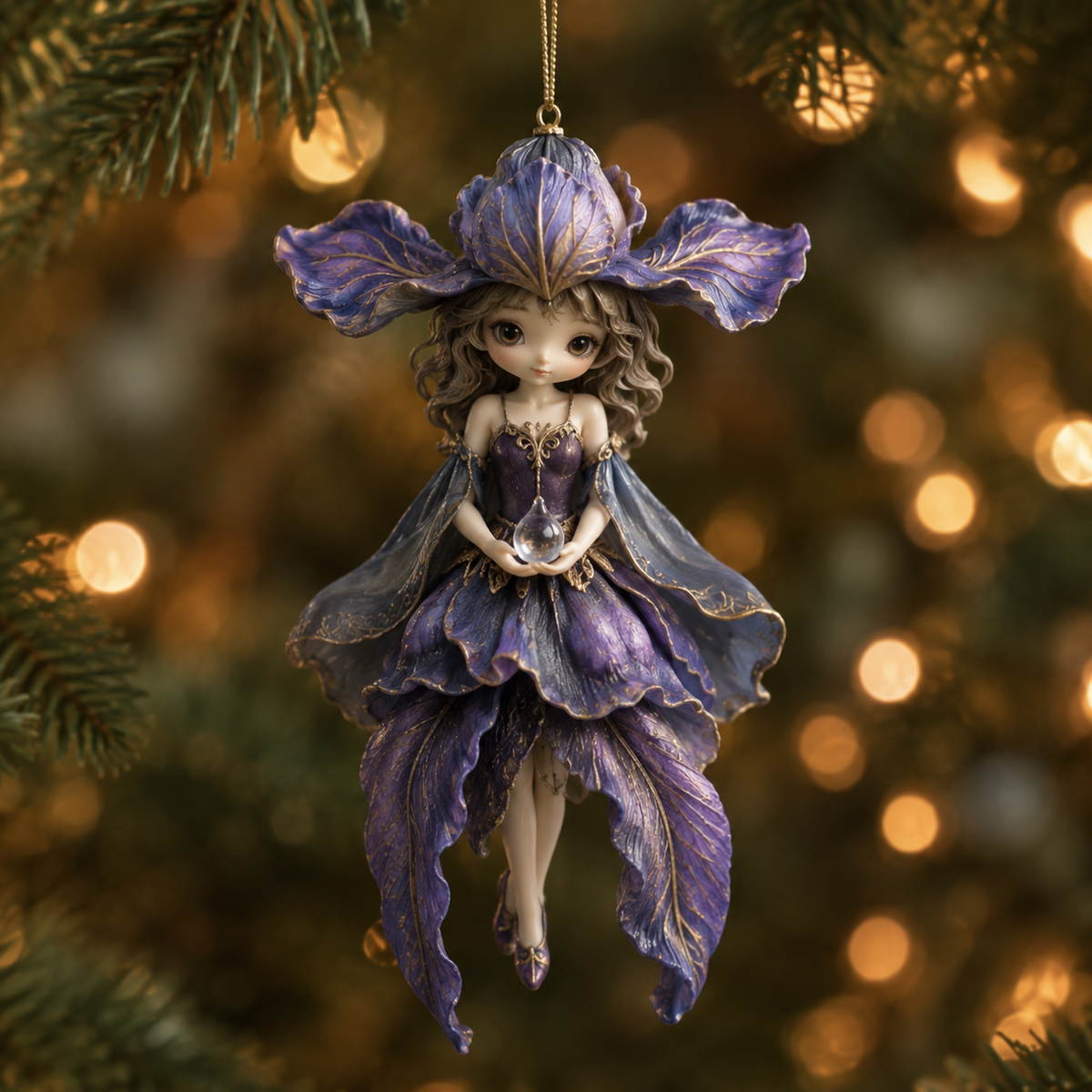 🌹😍Enchanted Bloom Fairy Christmas Ornament Collection