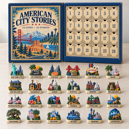 🔥24 Cities, 24 Stories – American City Keepsake Collection
