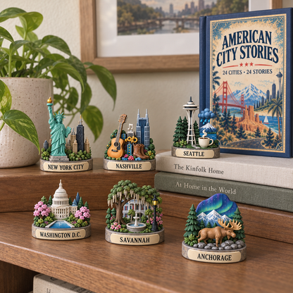 🔥24 Cities, 24 Stories – American City Keepsake Collection