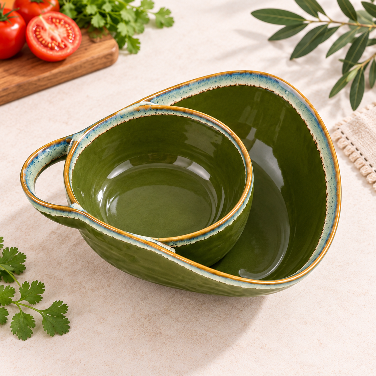 🥣2-in-1 Cereal & Snack Bowl – Keep Every Bite Fresh and Crunchy