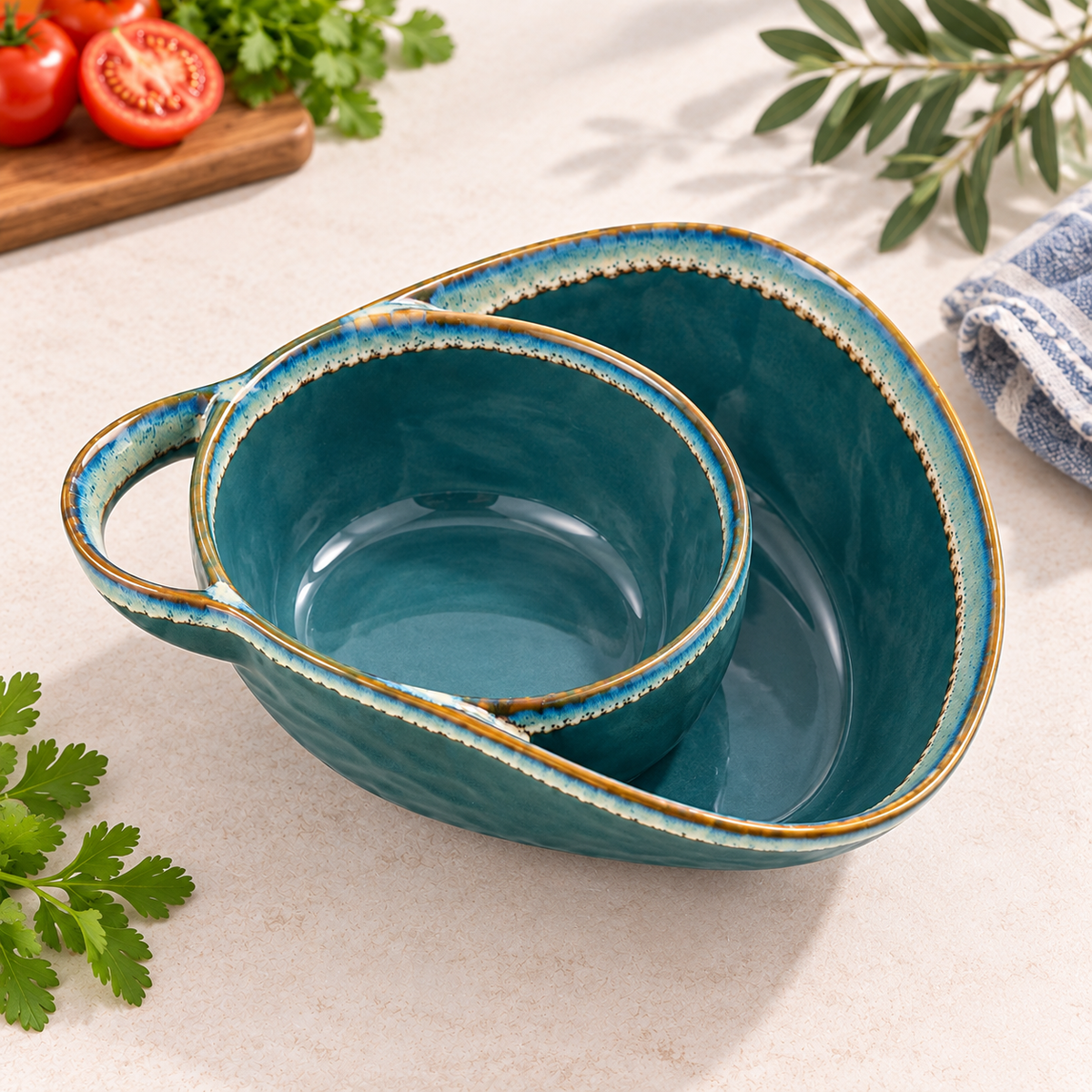 🥣2-in-1 Cereal & Snack Bowl – Keep Every Bite Fresh and Crunchy