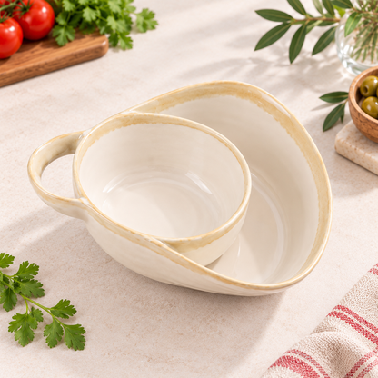 🥣2-in-1 Cereal & Snack Bowl – Keep Every Bite Fresh and Crunchy