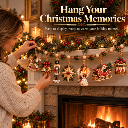 🎄 Christmas Heirloom Collection | 7-Piece Vintage Christmas Garland