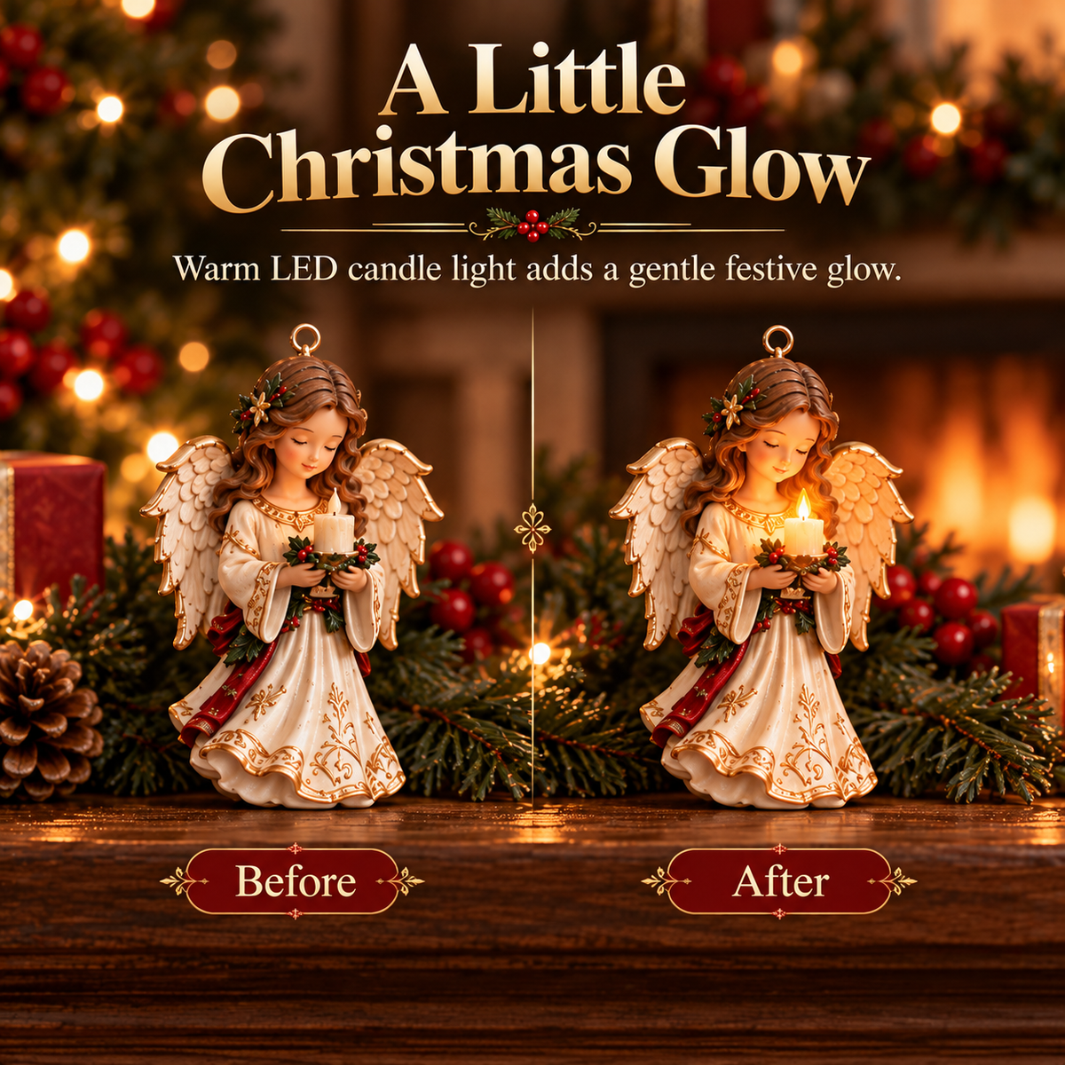 🎄 Christmas Heirloom Collection | 7-Piece Vintage Christmas Garland