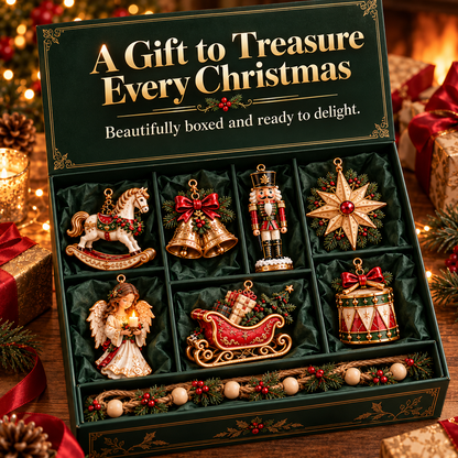 🎄 Christmas Heirloom Collection | 7-Piece Vintage Christmas Garland