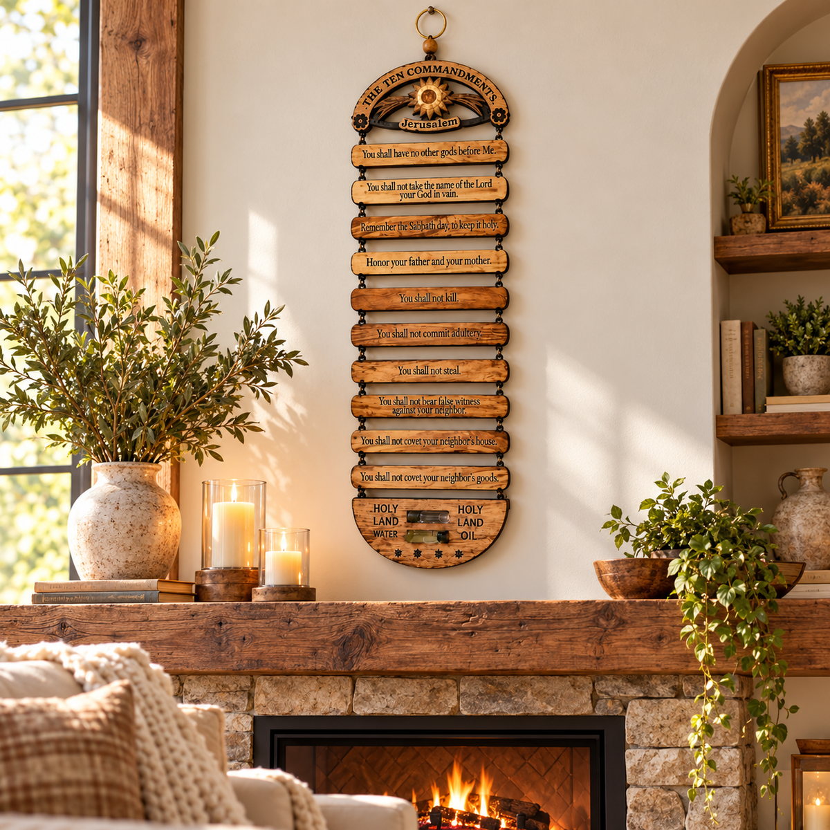 ✝️A Home Built on Faith – The Ten Commandments❤️