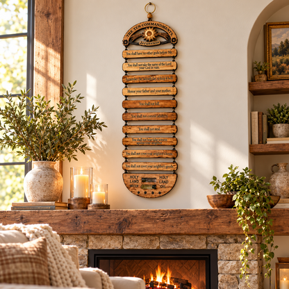 ✝️A Home Built on Faith – The Ten Commandments❤️