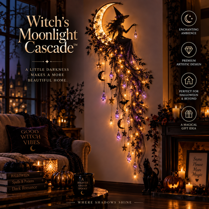 Nestmiro®✨ Enchanted Halloween Cascade Lights | Gothic Hanging Wall Decor – 5 Styles