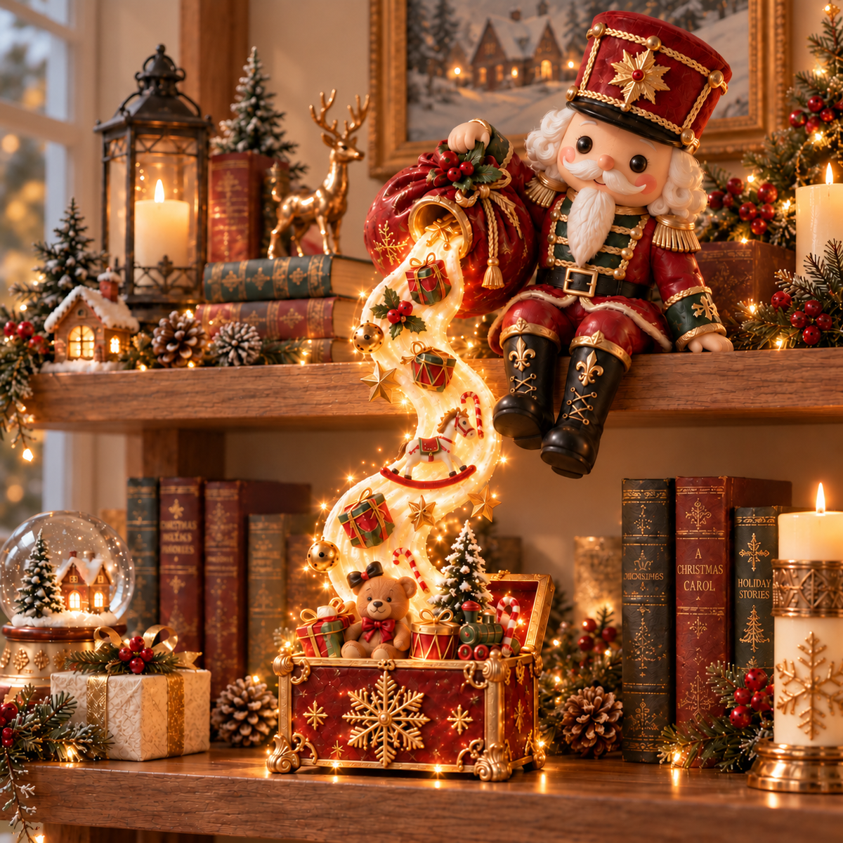 🔥😍Christmas Magic Cascade Shelf Sitter Collection