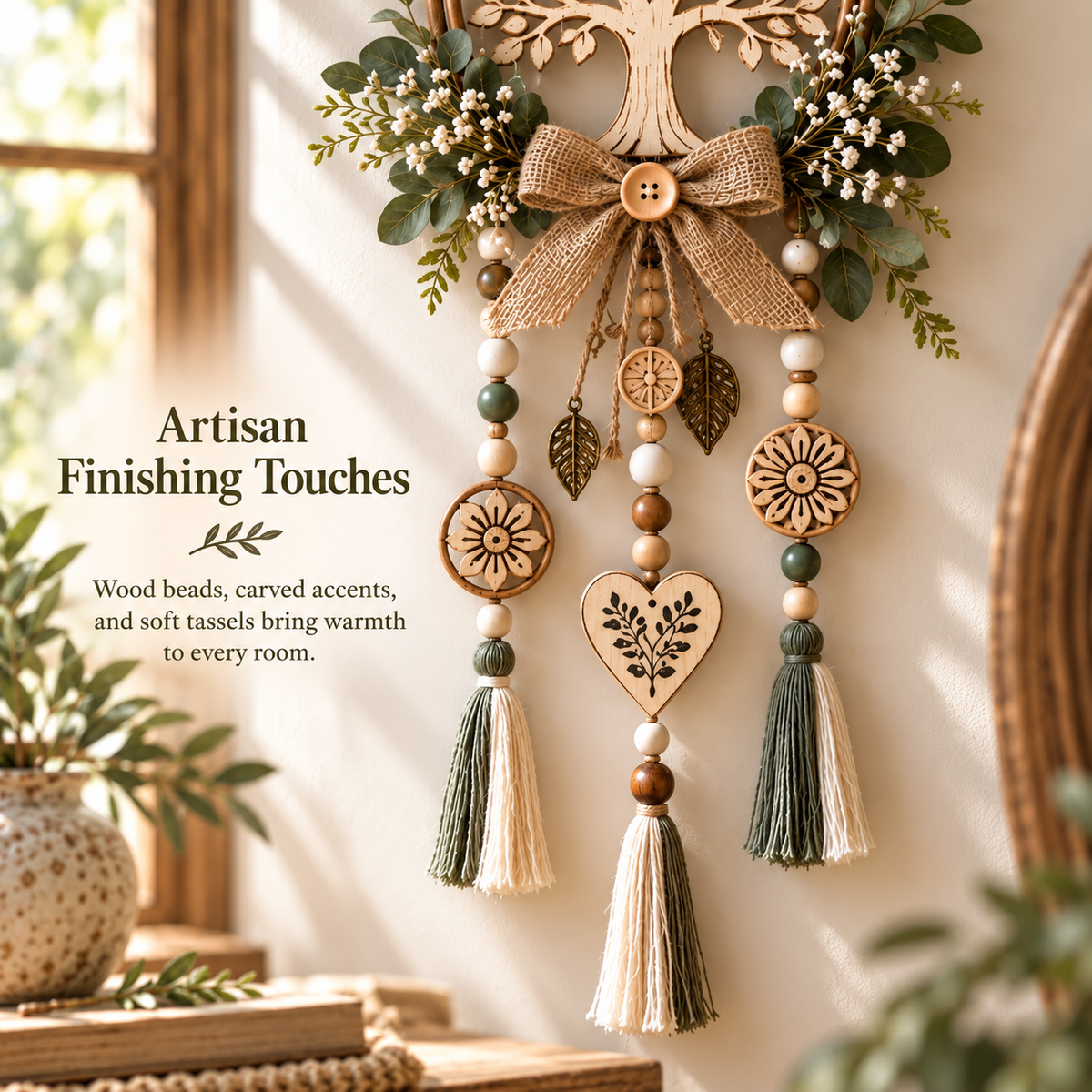 🔥😍Where Love Grows – Boho Tree of Life Decor🌲