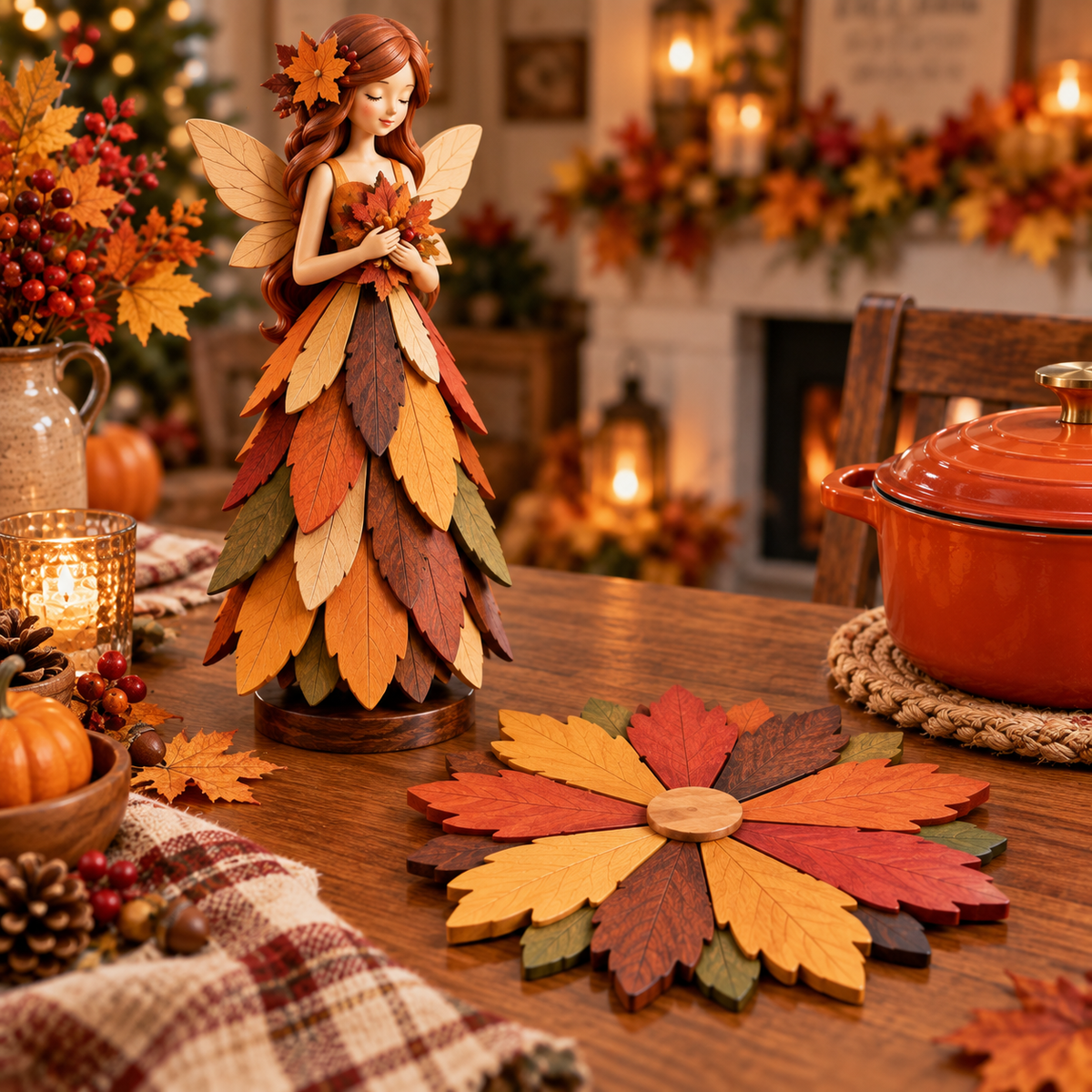 🔥😍Enchanted Bloom Trivet – Foldable Fairy-Inspired Table Décor🧚