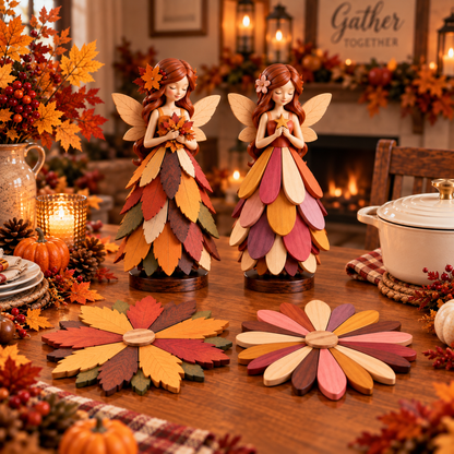 🔥😍Enchanted Bloom Trivet – Foldable Fairy-Inspired Table Décor🧚