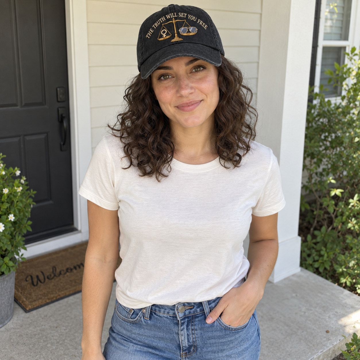 💜 The Truth Will Set You Free Embroidered Cap
