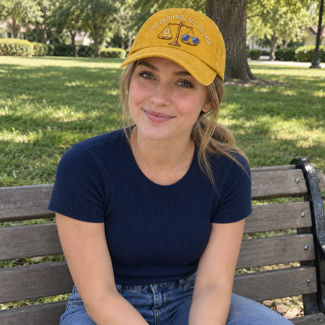 💜 The Truth Will Set You Free Embroidered Cap