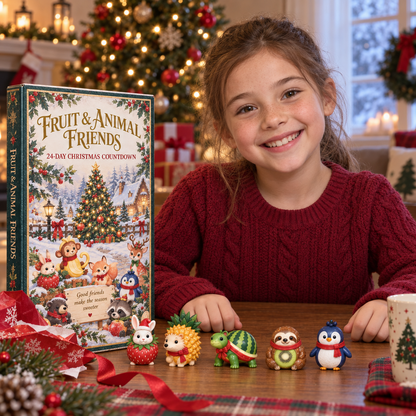 🦔🍇 Fruity Friends | 24-Day Christmas Advent Calendar
