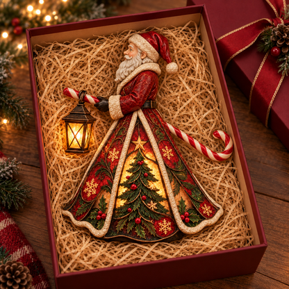 🎄 Santa & Elf Light-Up Figurines – A Warm Christmas Welcome ✨