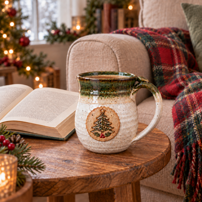 🎄 Cozy Christmas Tree Mug - Larger size!! | 14 ounces