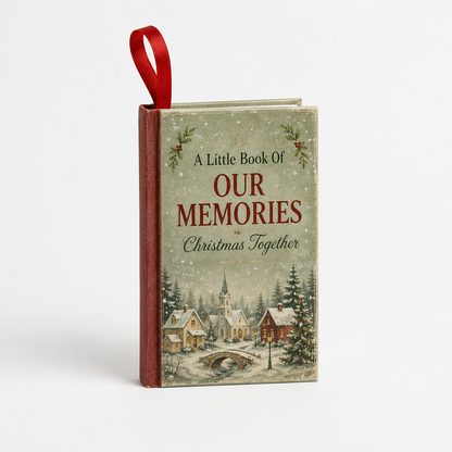 🎄❤️ Our Little Book of Love – A Heartfelt Christmas Keepsake for the Tree 📖