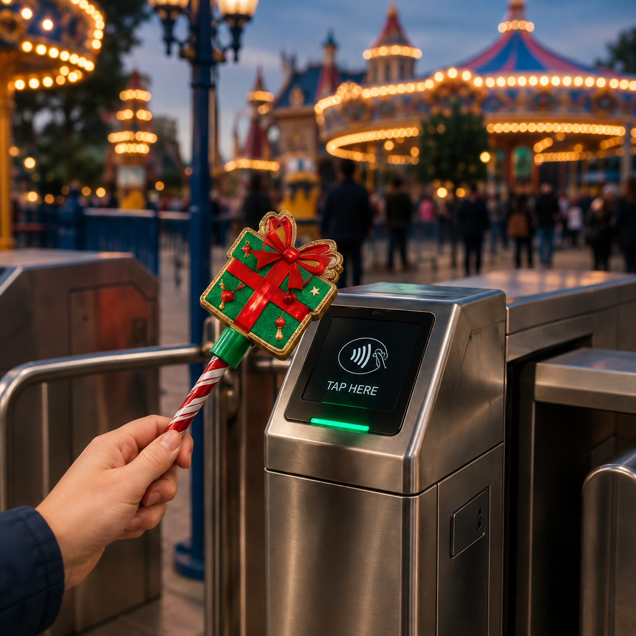 🎄Christmas Magic Wand | Tap To Pay, But Make It Magical