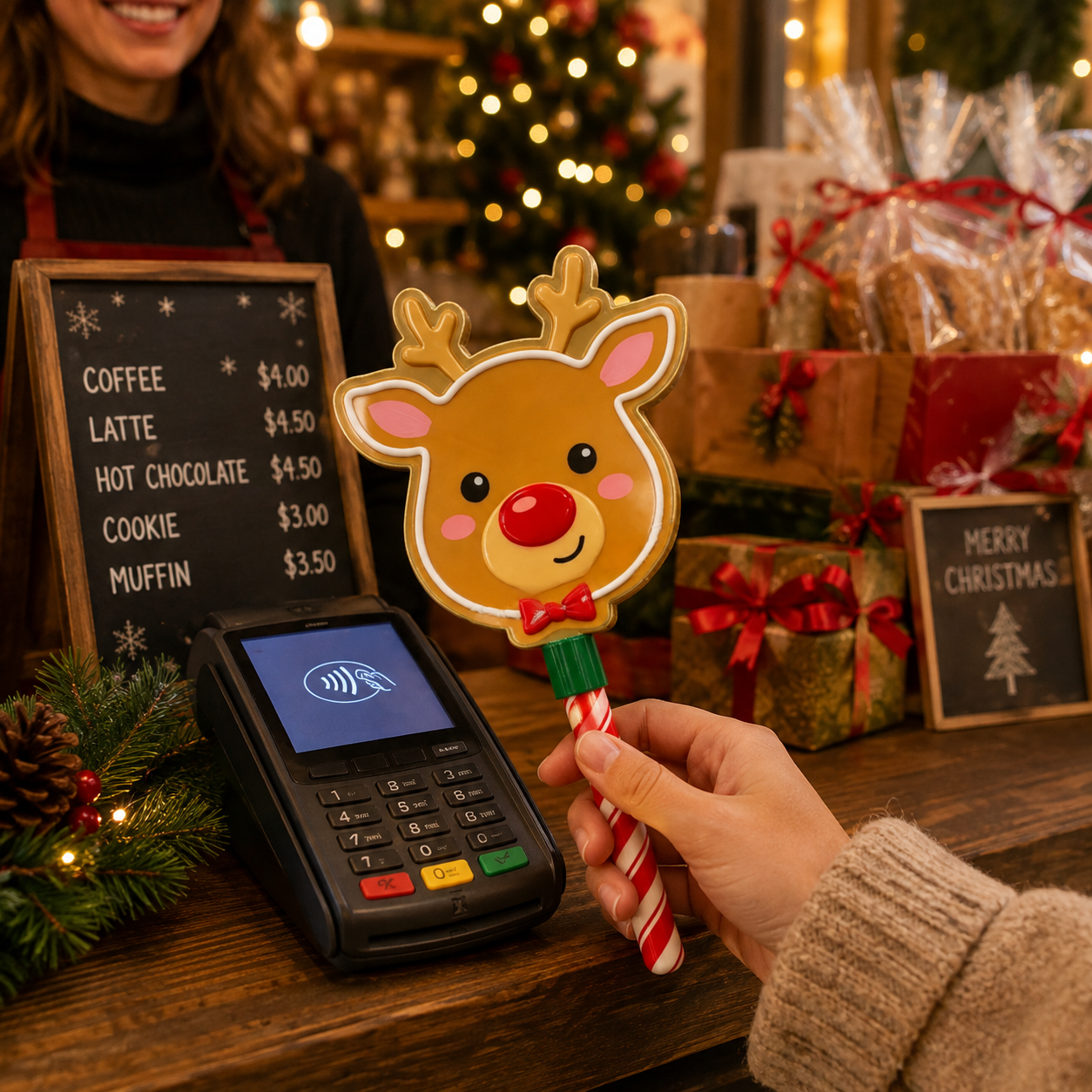🎄Christmas Magic Wand | Tap To Pay, But Make It Magical