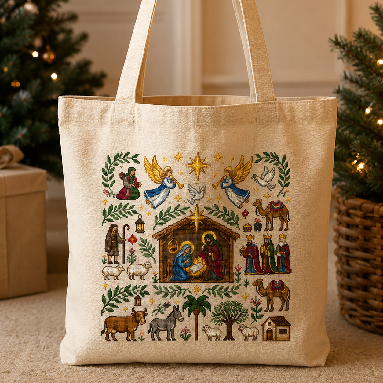 ✝️ Blessed Nativity Cross Stitch Pattern