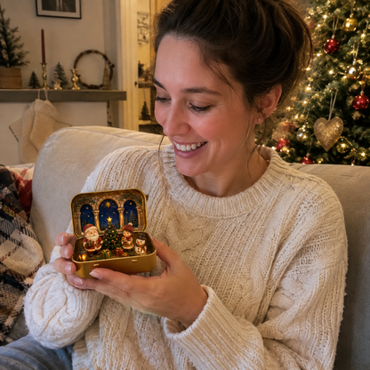 🎄 A Tiny Christmas Wonderland in a Tin