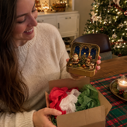 🎄 A Tiny Christmas Wonderland in a Tin