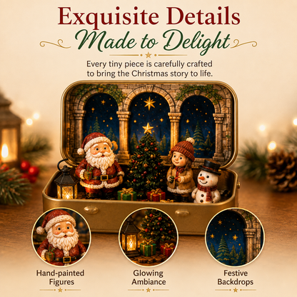 🎄 A Tiny Christmas Wonderland in a Tin