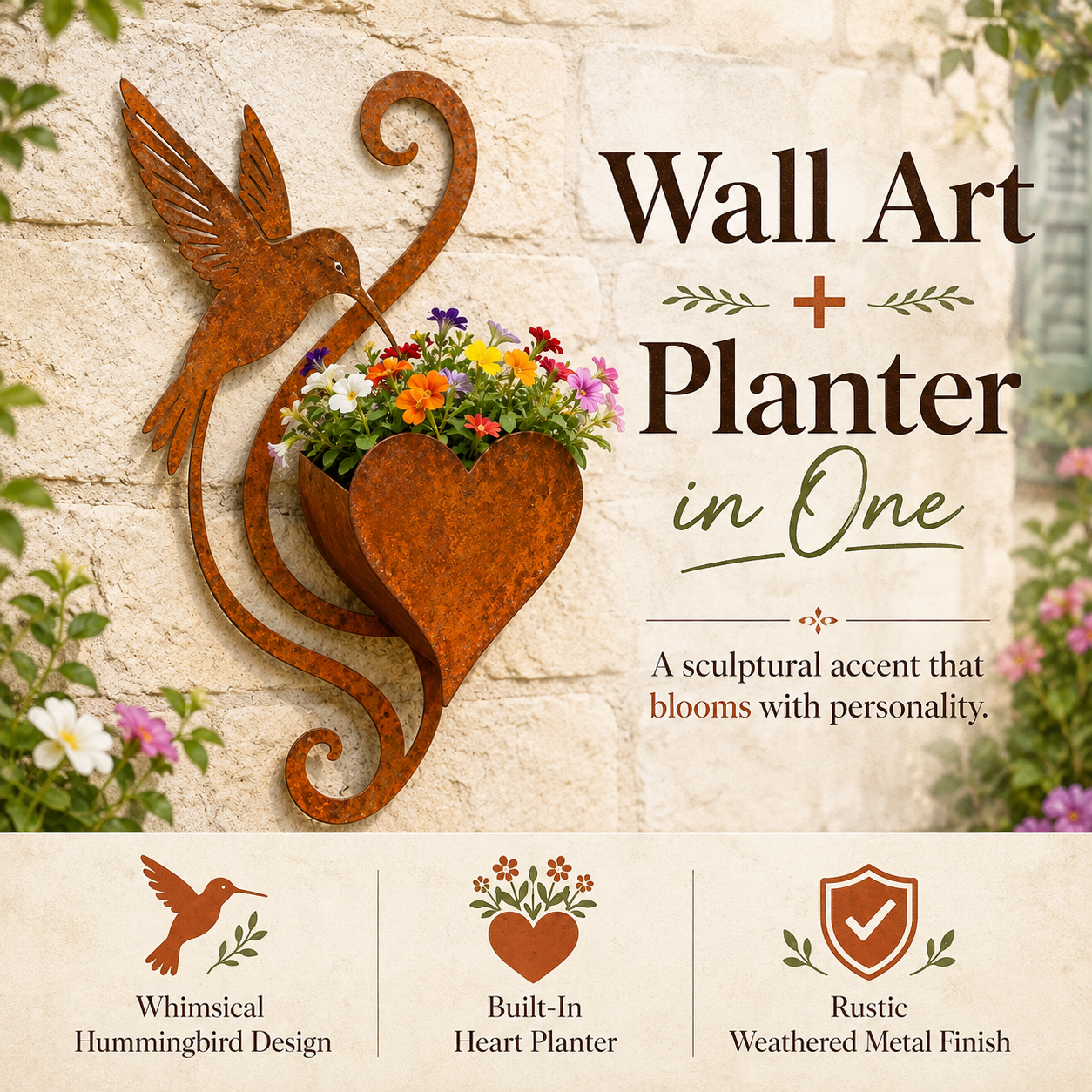🌸Where Flowers Become Art Wall Planters