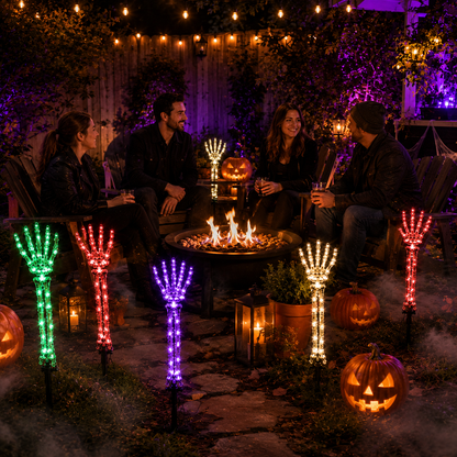 💀Skeleton Hand Lights — Give Your Halloween Path a Spooky Glow!🎃✨