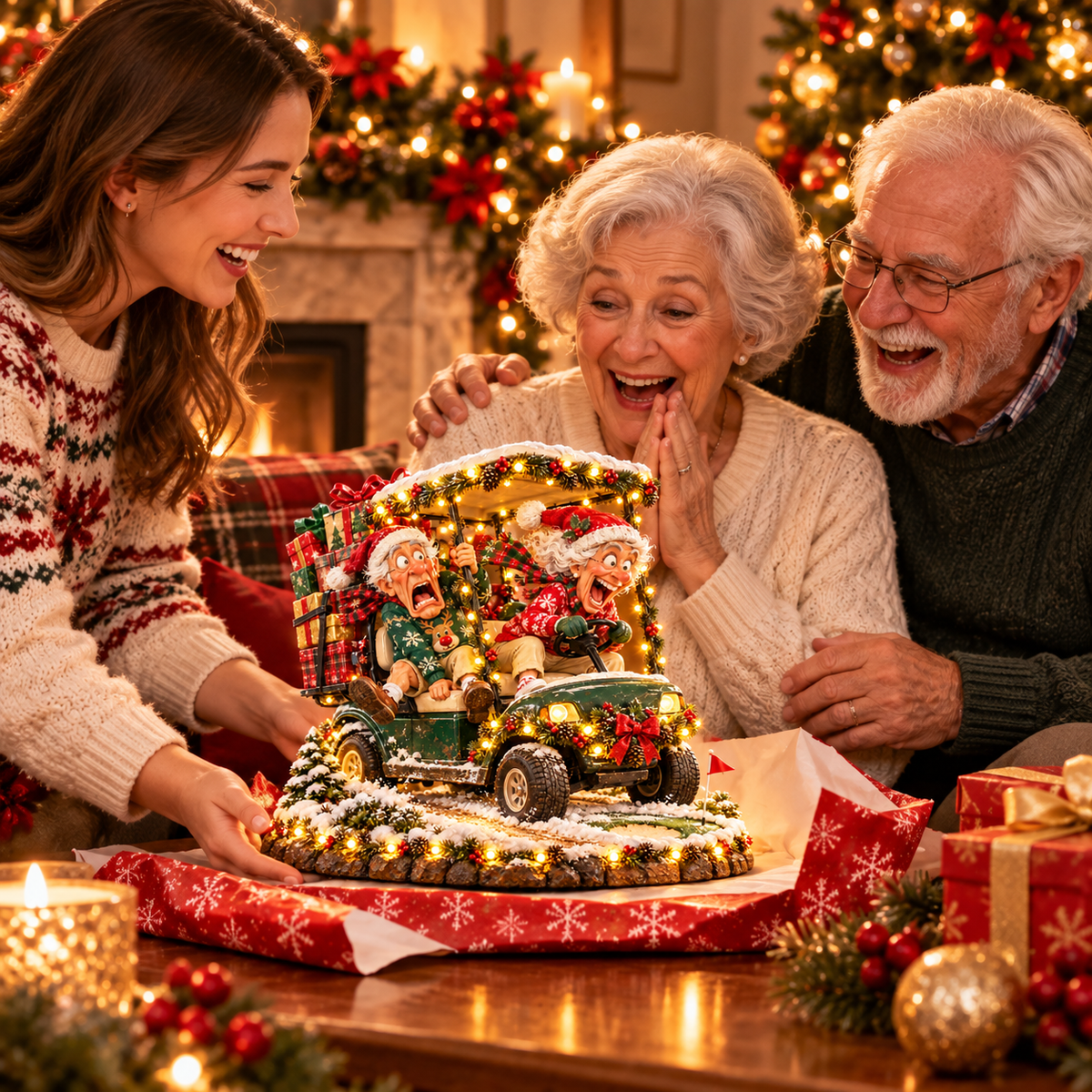 🔥😂Christmas Chaos – Grandma & Grandpa’s Wild Ride