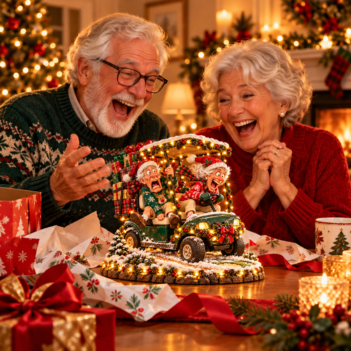 🔥😂Christmas Chaos – Grandma & Grandpa’s Wild Ride