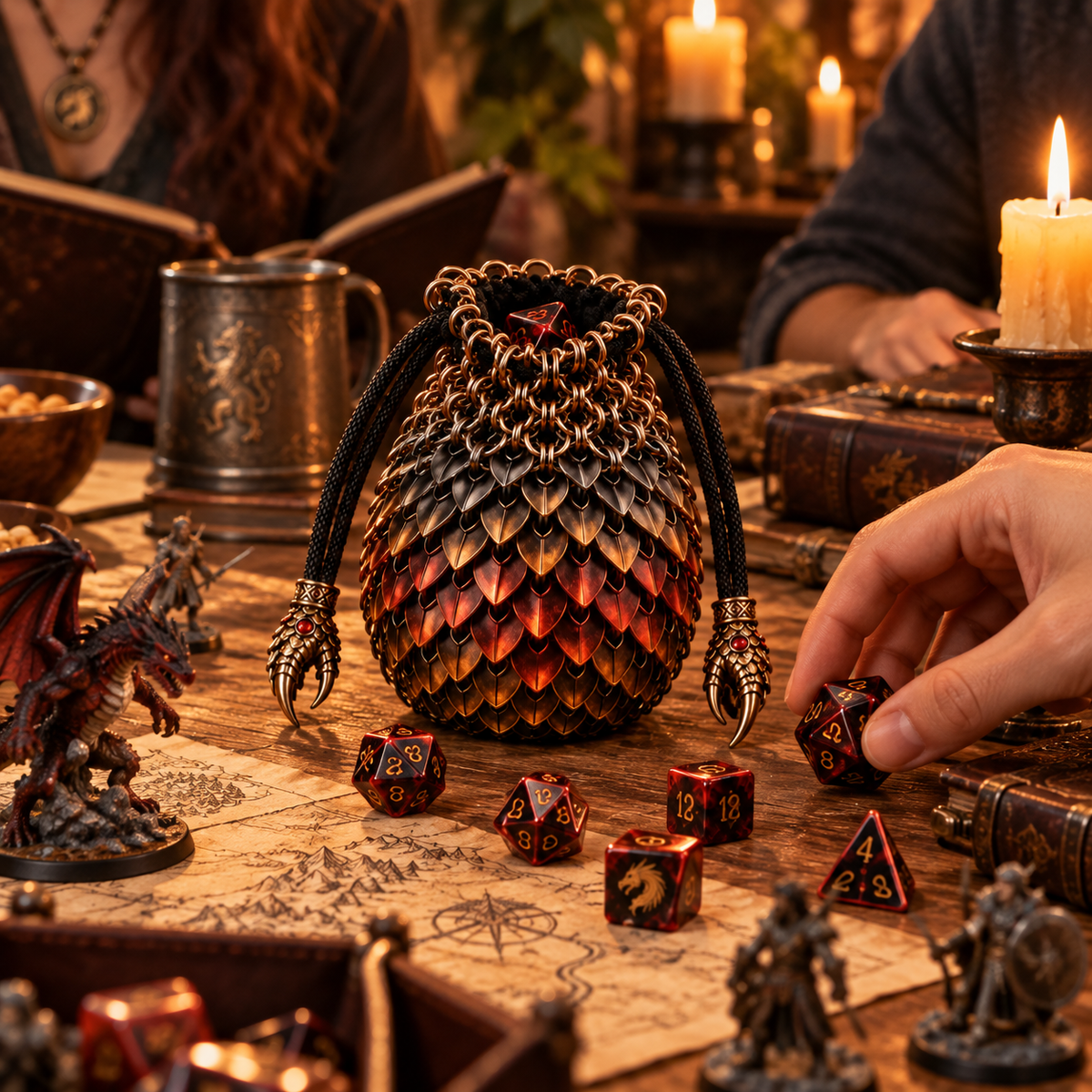Dragonkeeper pouch tabletop use