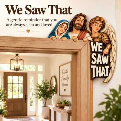 🙏👀3D Artisan Painted Wood Door Accent🎁🤣