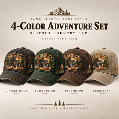 Bigfoot Country Heritage Cap – Pacific Northwest Edition