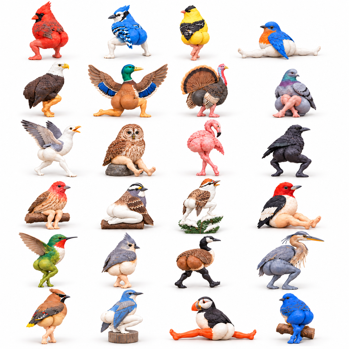 🤣🐦24 Days of Cheeky Birds – 2027 Nestmiro®Hilariously Quirky Bird Advent Calendar