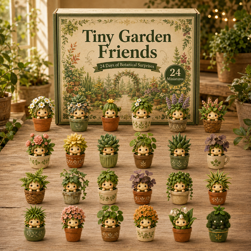 🔥🪴Tiny Garden Friends – 24 Days of Botanical Surprises