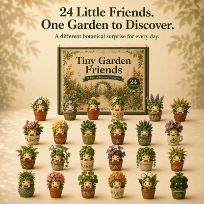 🔥🪴Tiny Garden Friends – 24 Days of Botanical Surprises
