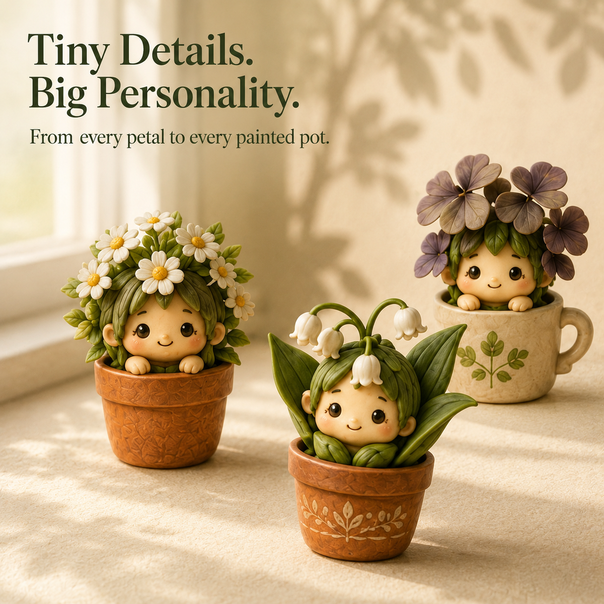🔥🪴Tiny Garden Friends – 24 Days of Botanical Surprises