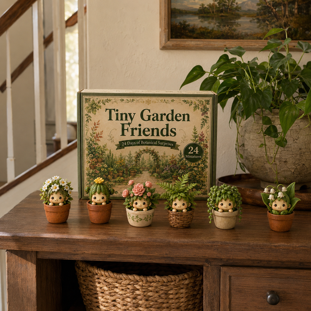 🔥🪴Tiny Garden Friends – 24 Days of Botanical Surprises