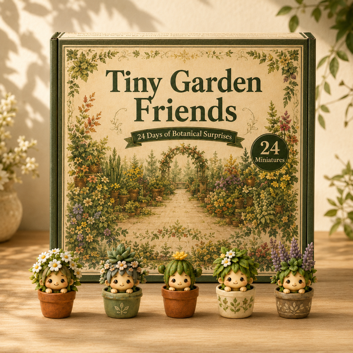 🔥🪴Tiny Garden Friends – 24 Days of Botanical Surprises
